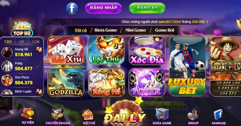 Giới thiệu cổng game bài Luxy CLub