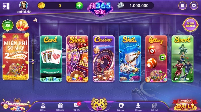 Giới thiệu cổng game bài M365Win