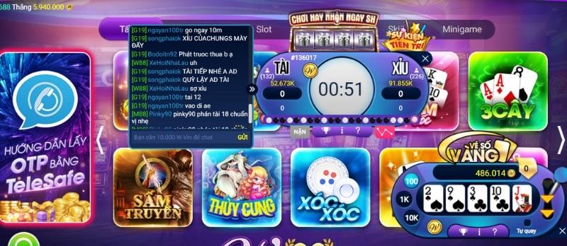 Giới thiệu cổng game W88 vin