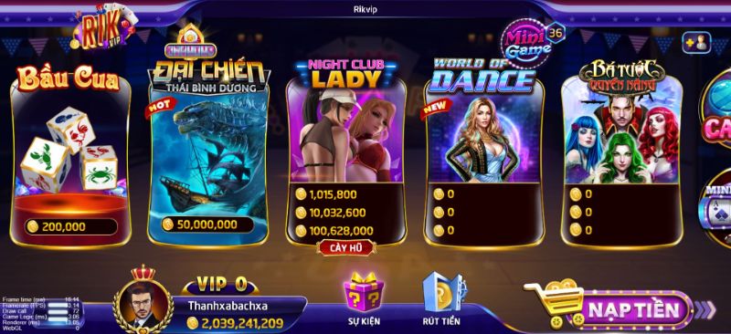 Giới thiệu khái quát về cổng game RikVip Club