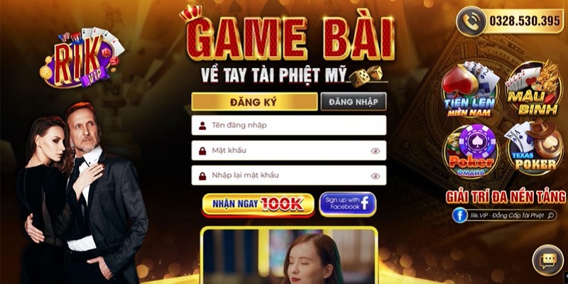 Hệ thống game chất lượng có mặt tại cổng game RikVip