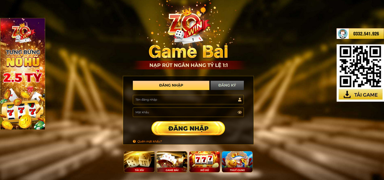 Link tải cổng game bài Zowin Club 2022