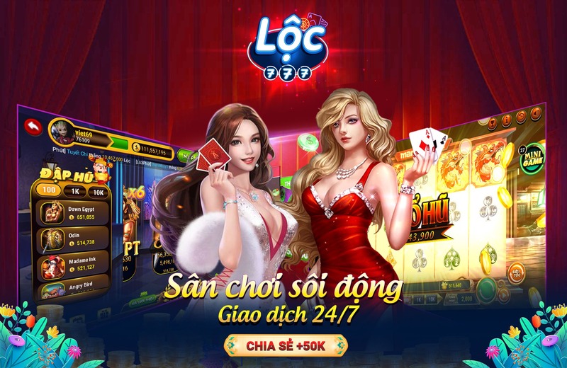 LOC777 – Cổng game nổ hũ siêu uy tín